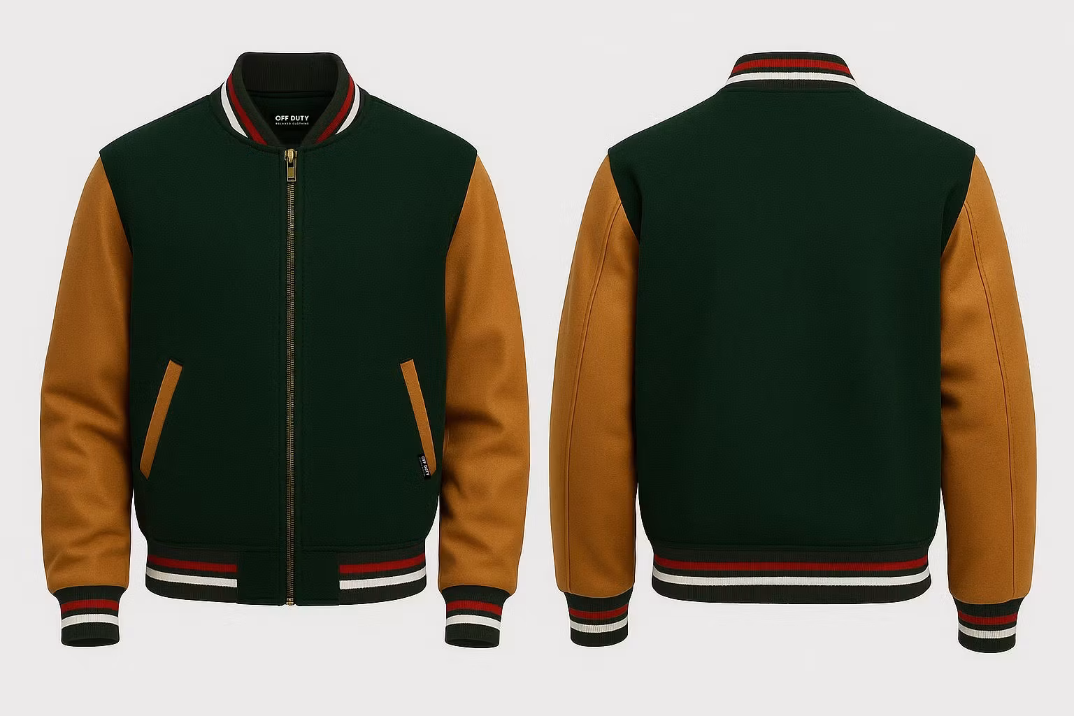 Off Duty, The Nice One, äkta skinn/ull.