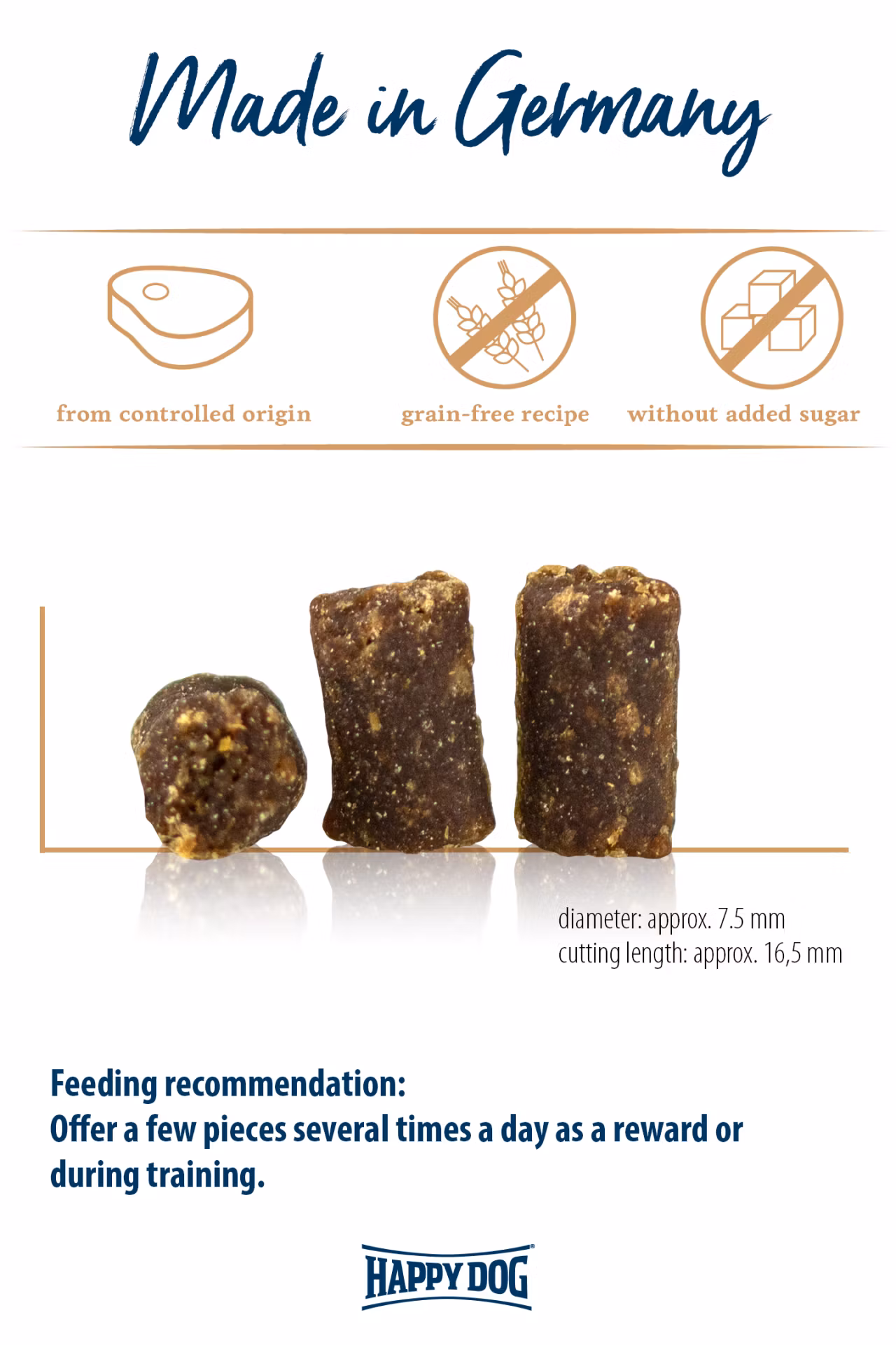 Happy Dog Supreme Meat Snack Lüneburger Heide (Lam) 75g