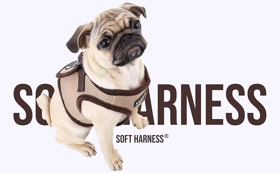 Puppia Soft Sport Harness B Grå / Grey