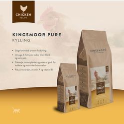 Kingsmoor Voksen Stor Katt Kylling - Pure Chicken Adult Large Cat