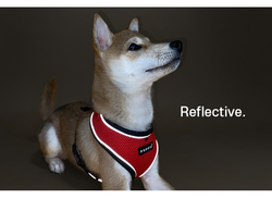 Puppia Soft Harness A PRO m refleks Sort / Black