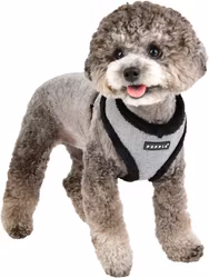 TEST Puppia Puppytooth Harness A Sort / Black