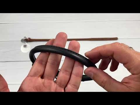 Collar Rundsydd Halsbånd "Waudog Soft" enkel Sort