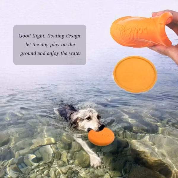 Trixie Flyvende Tallerken Naturgummi XL Ø24cm Flyter Rosa - Frisbee