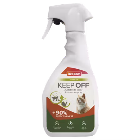 Beaphar Keep off spray utendørs - katt 500ml -. Bestillingsvare