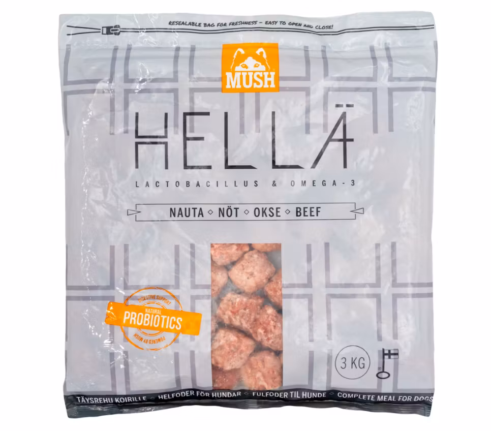 MUSH Sensitive Okse 3 kg (Storfe/Nôt)