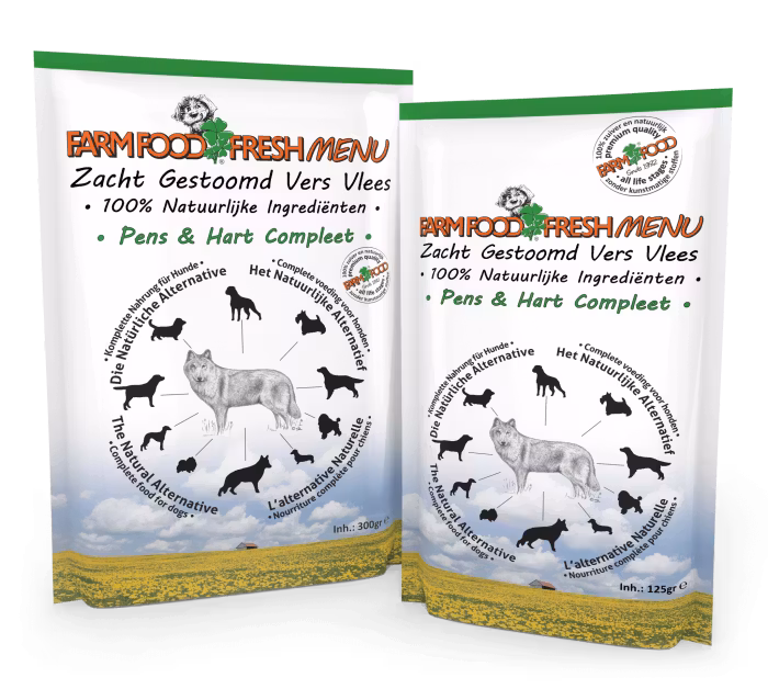 Farm Food Fresh Menu Tripe & Heart 300g - Innmat og Hjerte