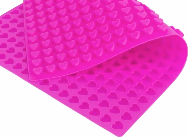 Bakematte Hjerter Silikon 38x25cm