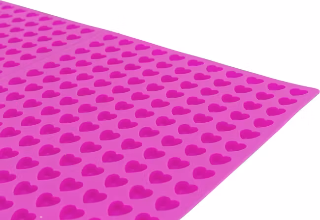 Bakematte Hjerter Silikon 38x25cm