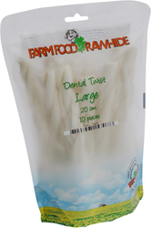 Farm Food Rawhide Dental Twist L 20cm 10stk pose