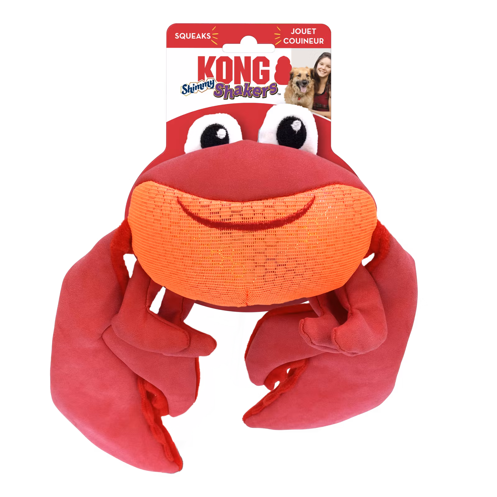 KONG Shakers Shimmy Crab M