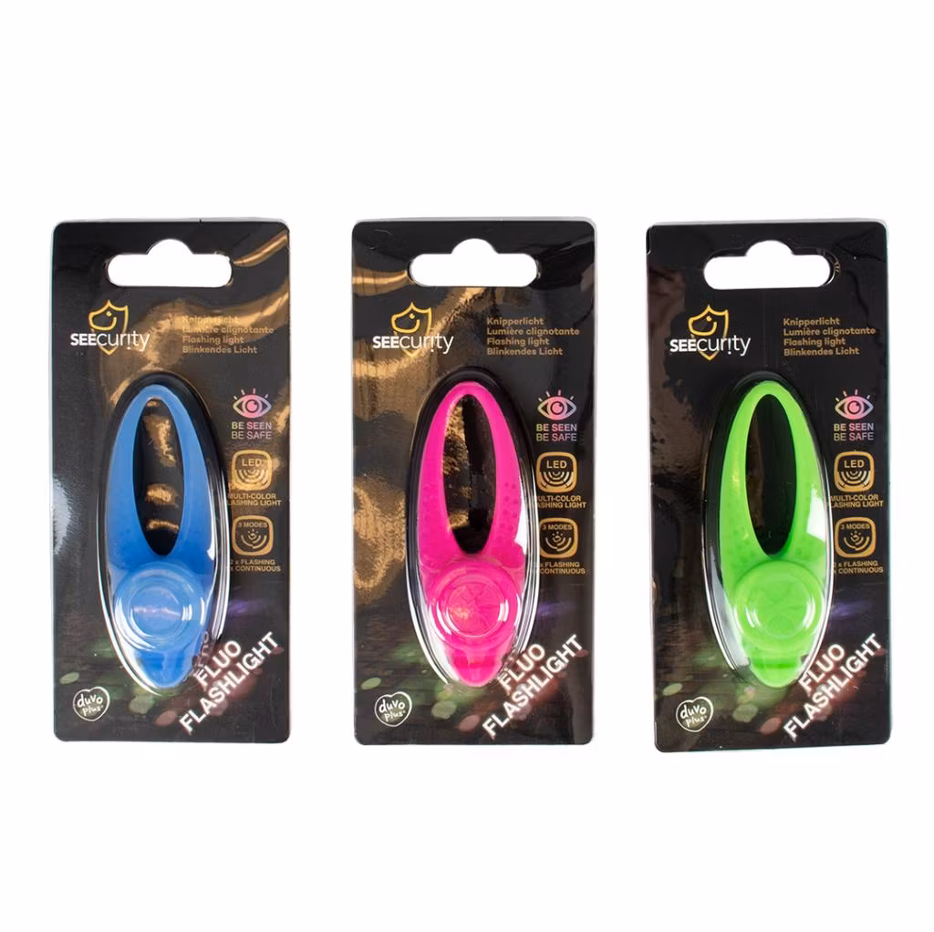 Hundelykt Flashlight Fluo LED  8x3cm - TILBUD!