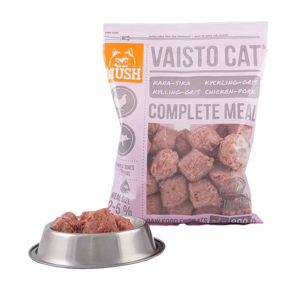 MUSH Vaisto® Cat Rosa - kylling-gris