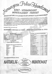Norwegian Polar 0,5 kg Fryst