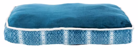 Hundepute Lumi Vintermotiv i Plysj Petrol/Hvit 70x50cm 20%