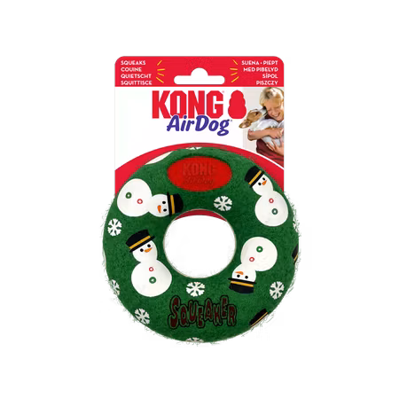 KONG Holiday AirDog Squeaker donut M