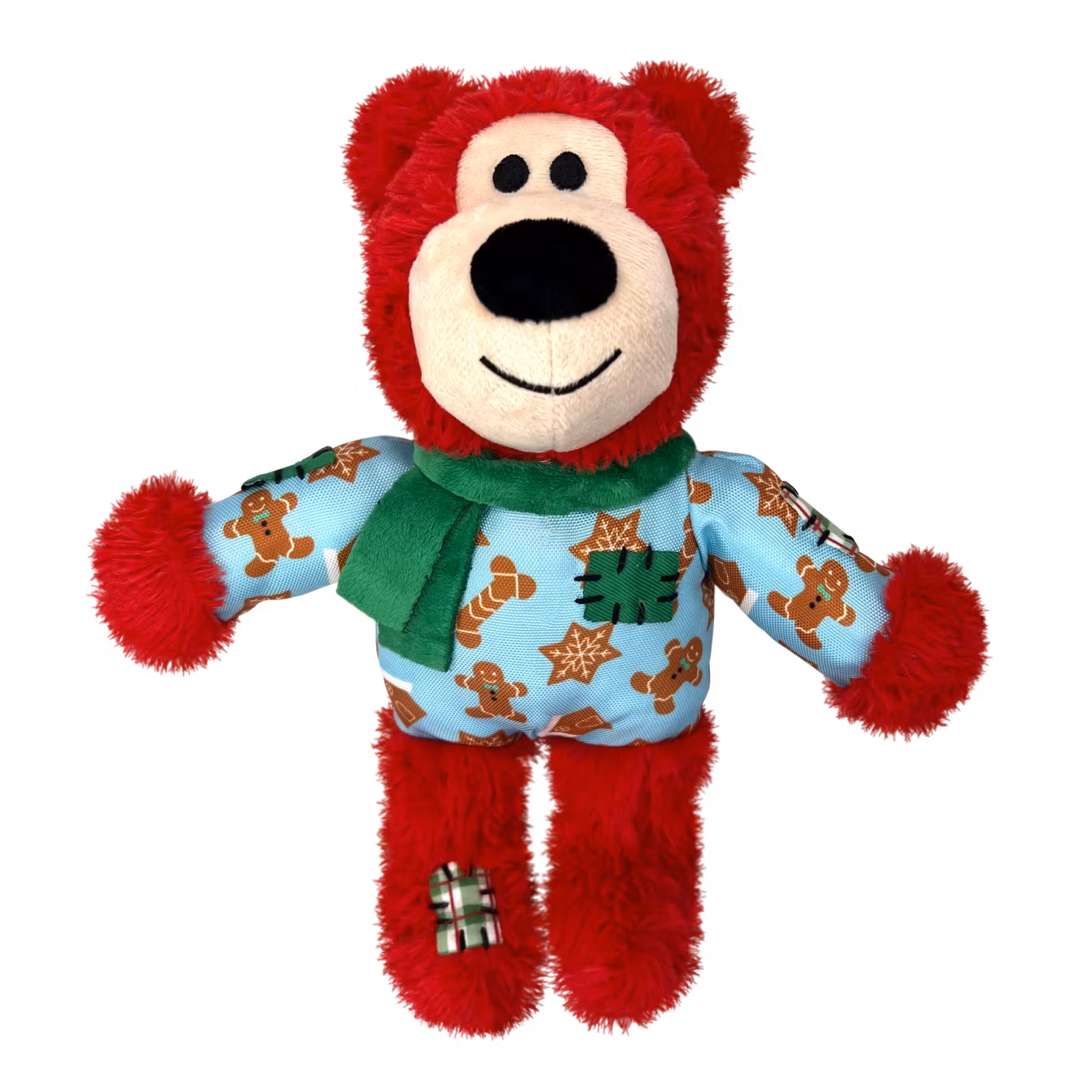 KONG Holiday Wild Knots Bear Ass. farger M/L