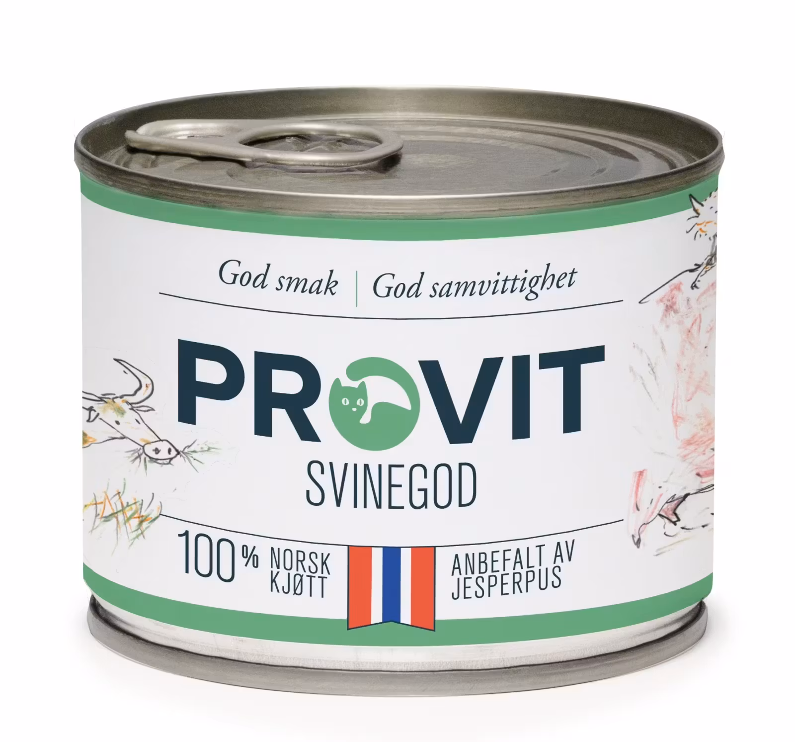 PROVIT Katt Svinegod 185g Boksemat