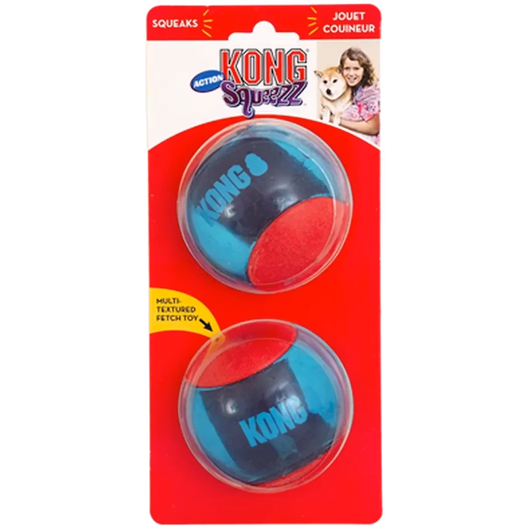 KONG Squeezz Action Ball L 2pk