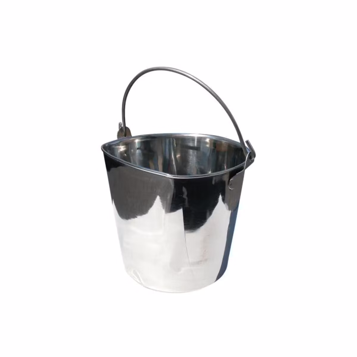 Stålbøtte med en flat side 950-8500ml, Show Tech