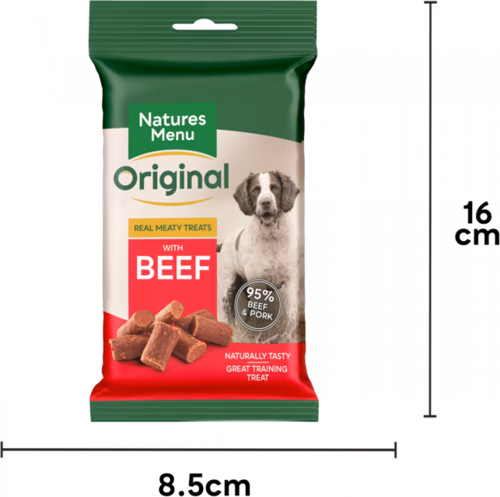 Natures menu beef 60g (rød) Kjøtt