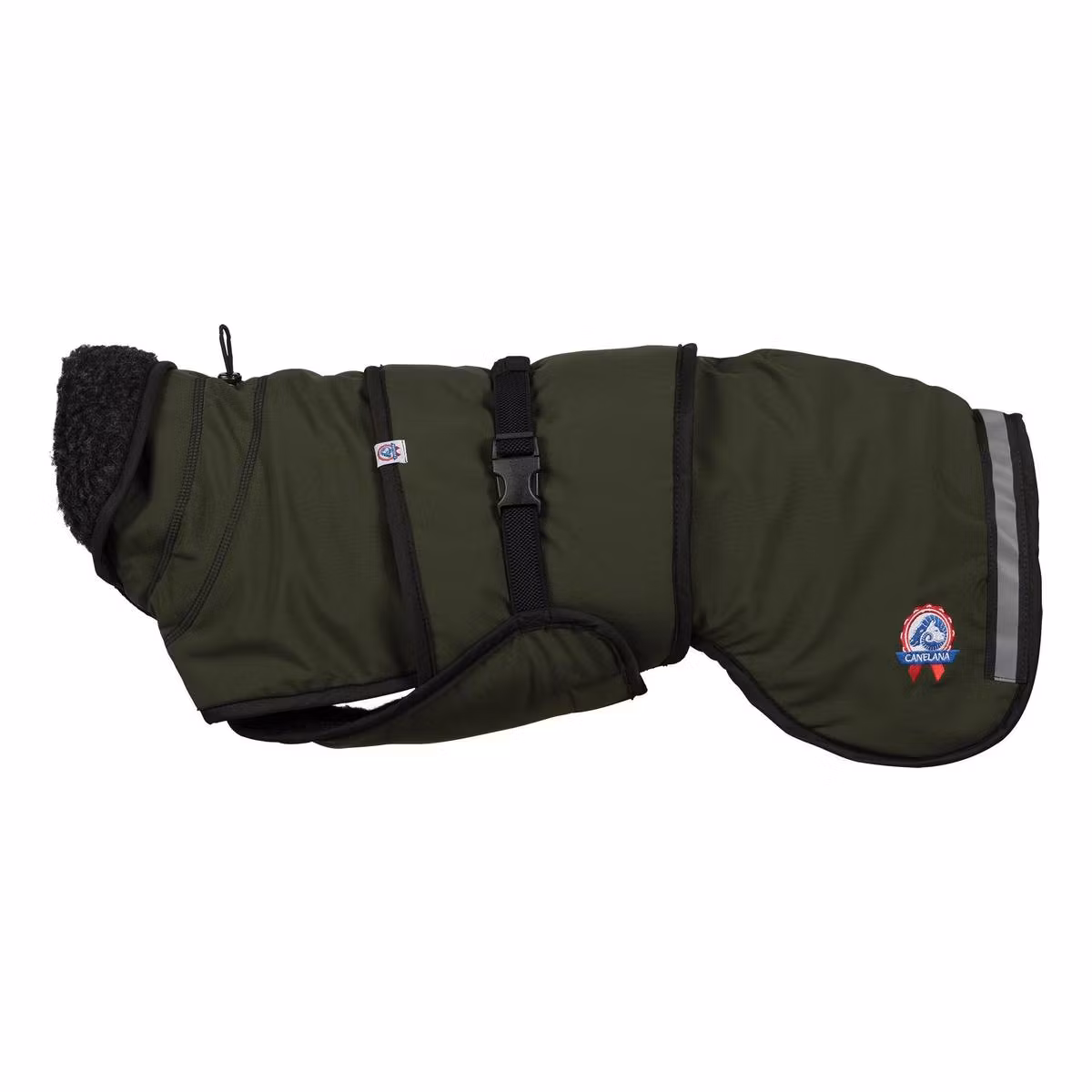 Canelana Thermo grønn-100% ull dekken hund softshell ytterstoff - Bestillingsvare!