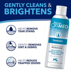 Tropiclean Tear Stain Remover Tearless OxyMed 236ml