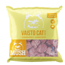 MUSH Vaisto® Cat Gul (Kylling-Okse)
