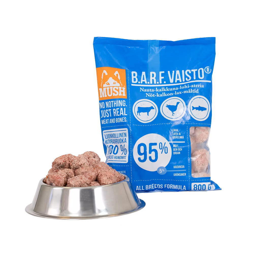 MUSH Vaisto® Okse-Kalkun-Laks (Blå)
