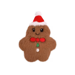 KONG Holiday Snuzzles Mini Gingerbread Brown XS Juleleke