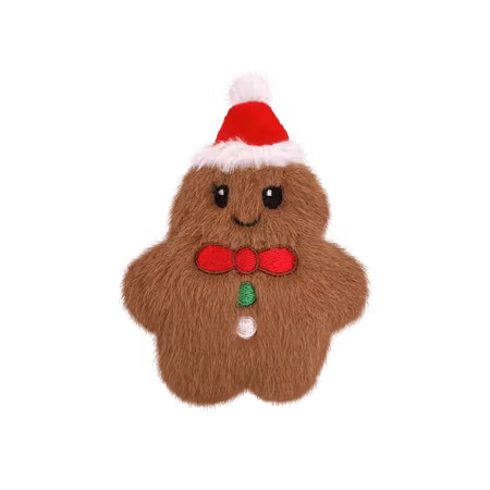 KONG Holiday Snuzzles Mini Gingerbread Brown XS Juleleke