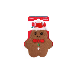 KONG Holiday Snuzzles Mini Gingerbread Brown XS Juleleke