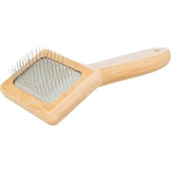 Trixie Børste Karde Soft Bambus/Metall 7x16cm
