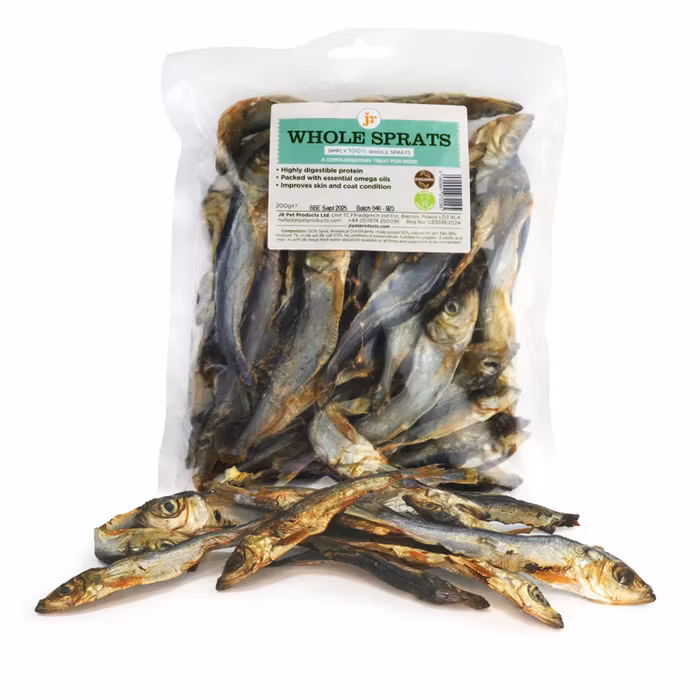JR Dried Sprats - tørket brisling 85g