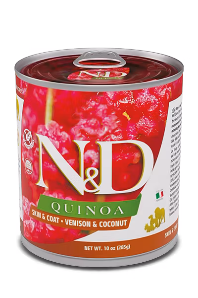 Farmina N&D Dog Quinoa Venison & Coconut 285 Gr Boks