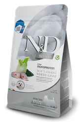 Farmina N&D Dog White Sea Bass, Spirulina & Fenel Adult Mini 2 Kg