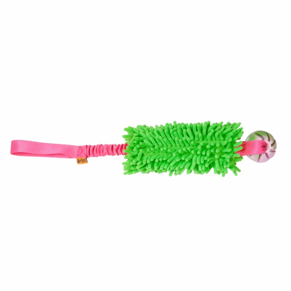 Dingo Draleke m/strikk, mopp og ball ca 49 cm