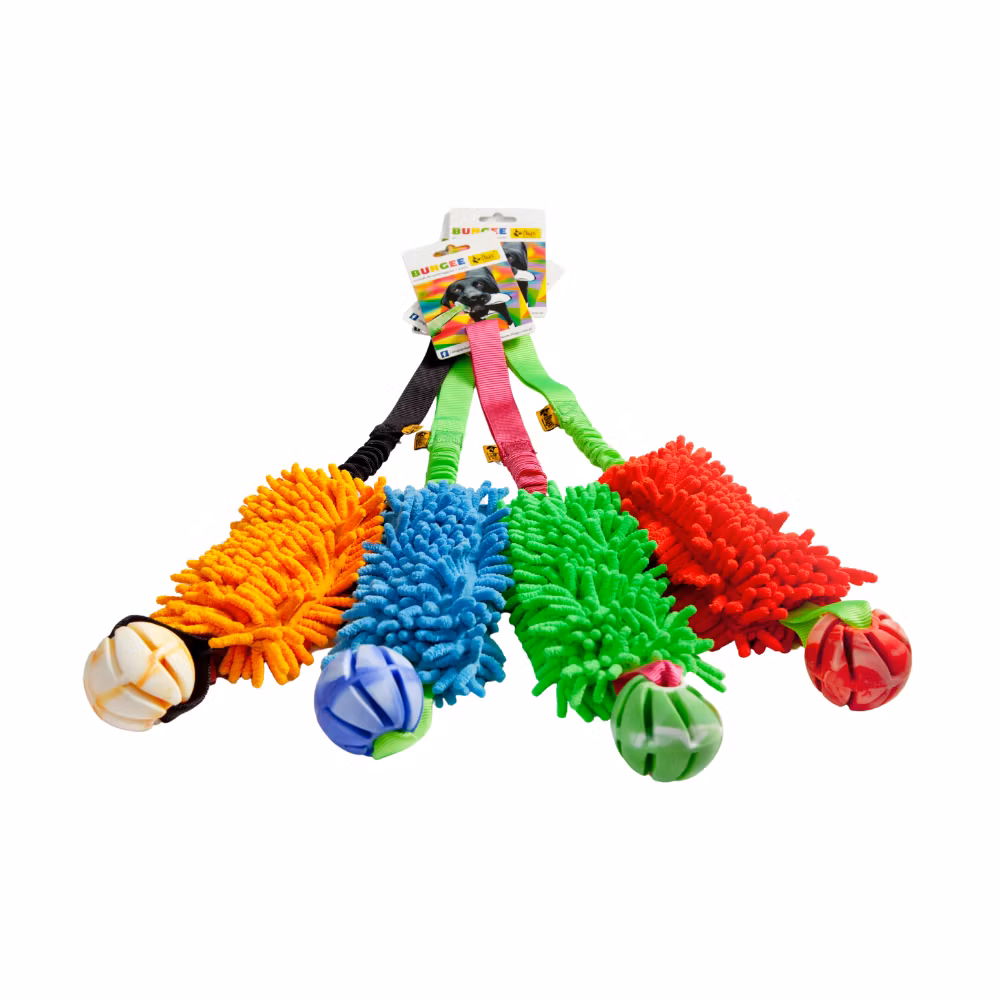 Dingo Draleke m/strikk, mopp og ball ca 49 cm
