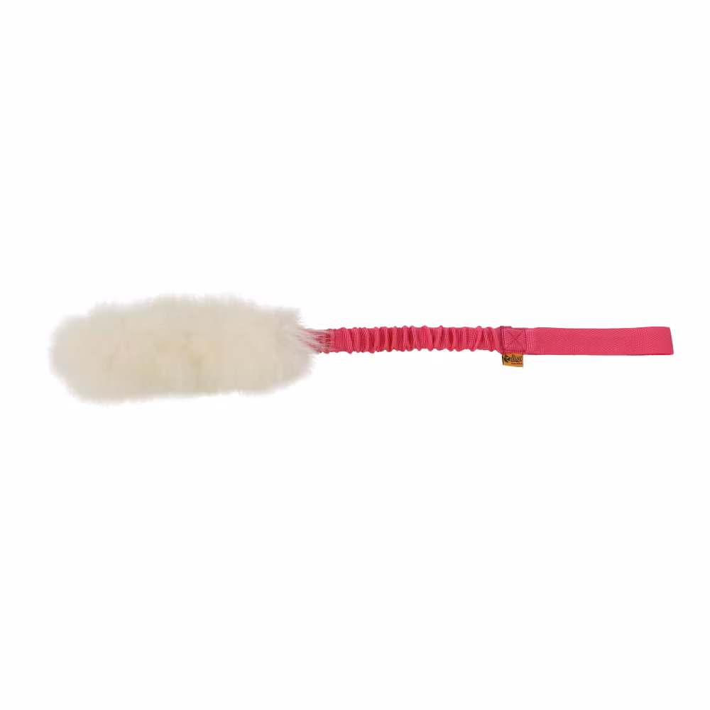 Dingo Draleke m/strikk og sauepels Rosa ca 50-65 cm