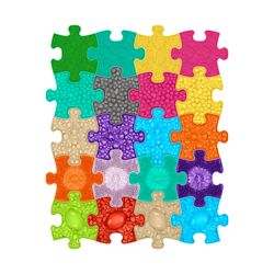 Muffik Mini puzzles set 20stk + Oppbevaringsboks Liten