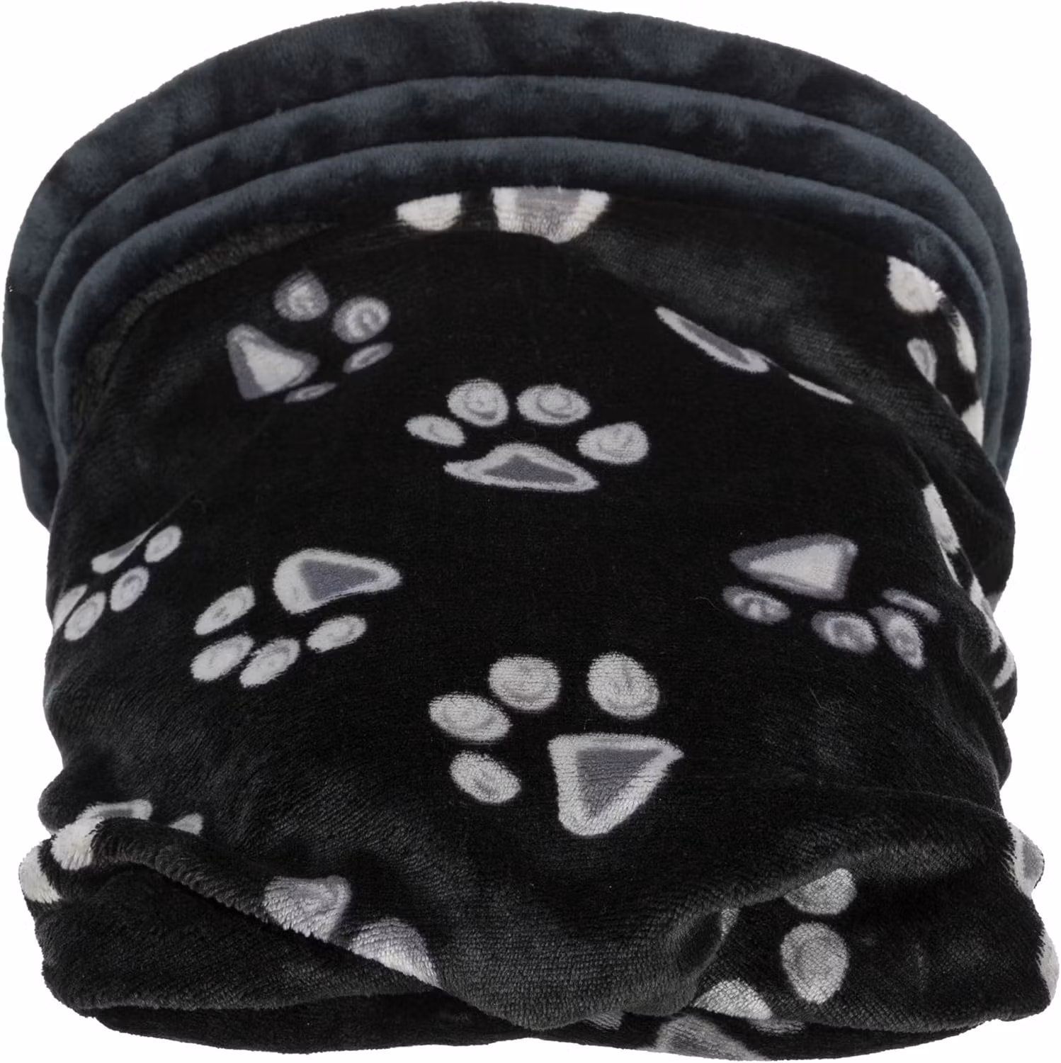 Katte/Hundehule Jimmy Softplysj Sort M/Poter 34x20x45cm Seng