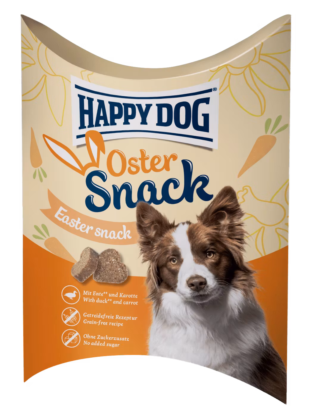 Happy Dog Påske Snacks M/And & Gulrot 100g
