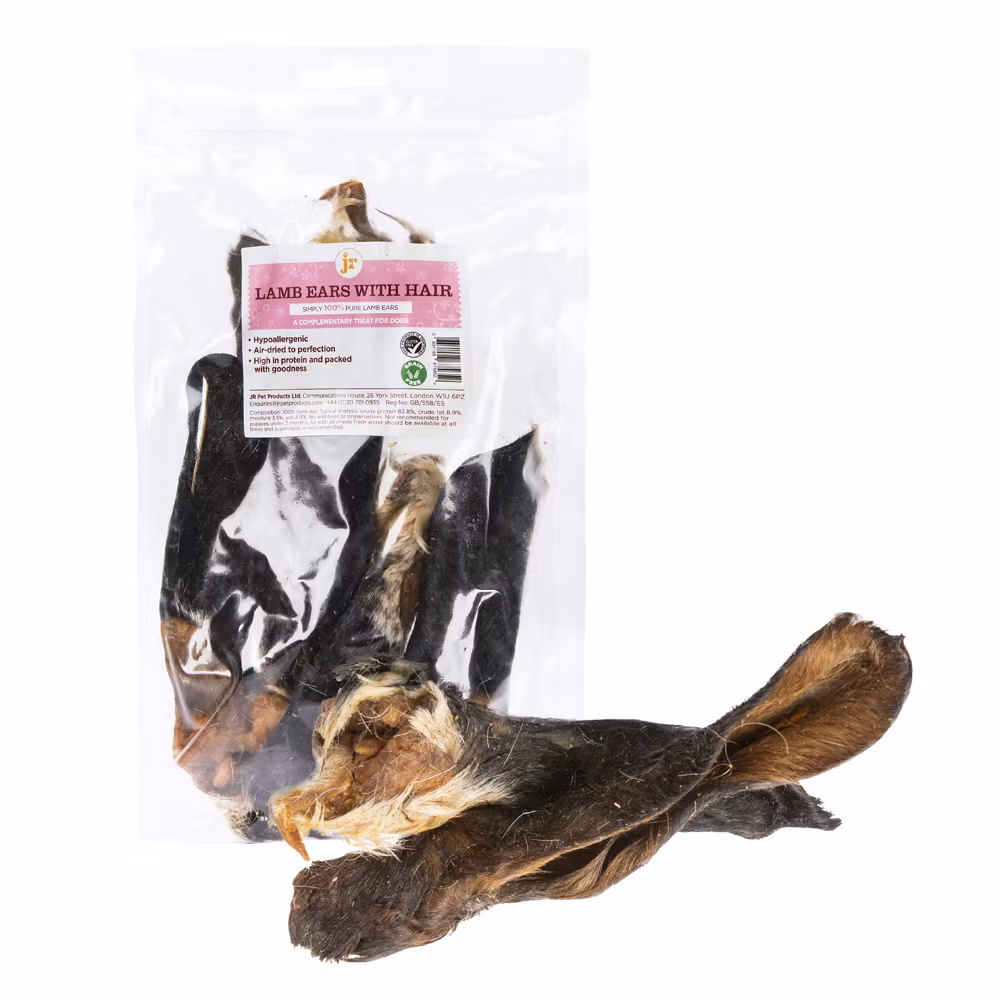 JR Lamb Ears with hair 100g