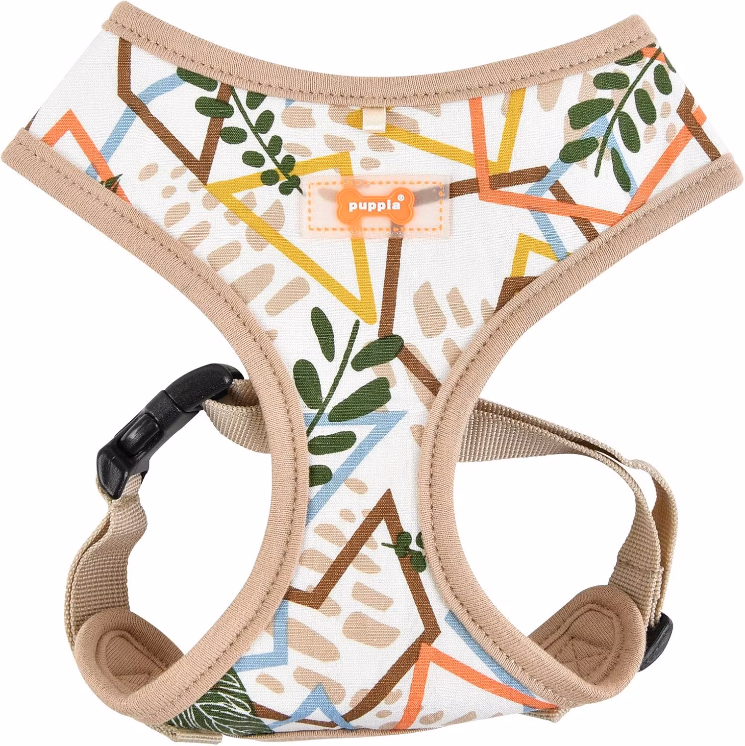 Puppia Botanical Harness A Beige