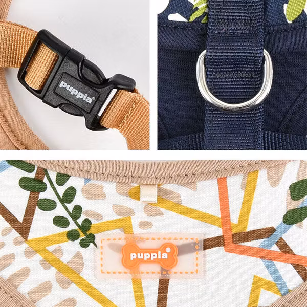 Puppia Botanical Harness A Blå / Navy