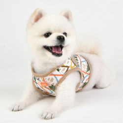 Puppia Botanical Harness B Beige