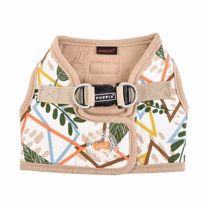 Puppia Botanical Harness B Beige