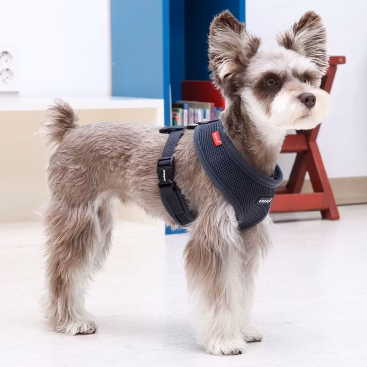 Puppia Soft Harness A Grå / Grey