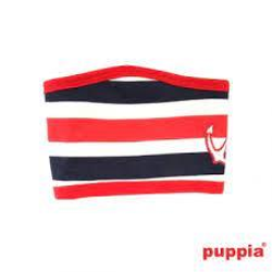 Puppia Ocean Manner Band Rød Bellyband