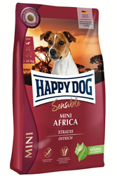 Happy Dog Sensible Mini Africa 4Kg M/Afrikansk Struts